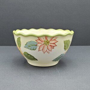 Longaberger Sunflower Individual Salad Bowl Floral Soup Cereal